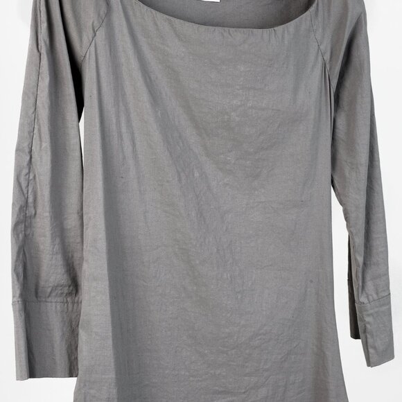 Annette Gortz Grey Asymmetrical Sculpture Dress - Picture 3 of 11